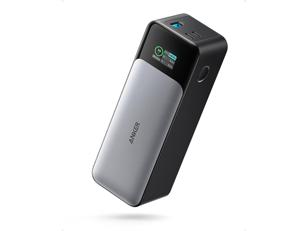 Anker 737 Power Bank 24000mAh 3-Port Portable Charger | 140W Output | Smart Digital Display | Compatible with iPhone 15/15 Plus/15 Pro/15 Pro Max, iPhone 14/13 Series, Samsung, MacBook, Dell, AirPods