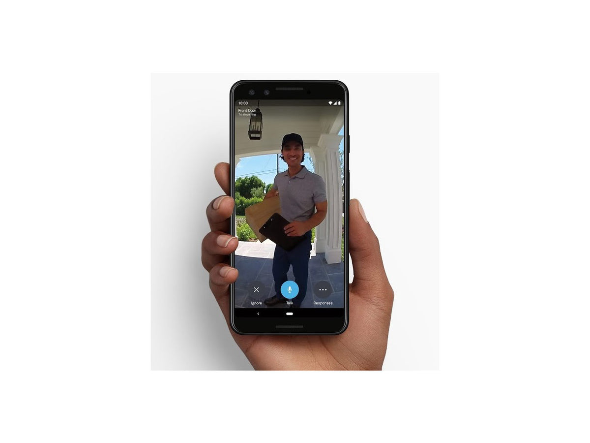 Used - Very Good Nest Hello Doorbell, Full HD with 3MP (2K) color sensor, 8x digital zoom Smart Wired Doorbell