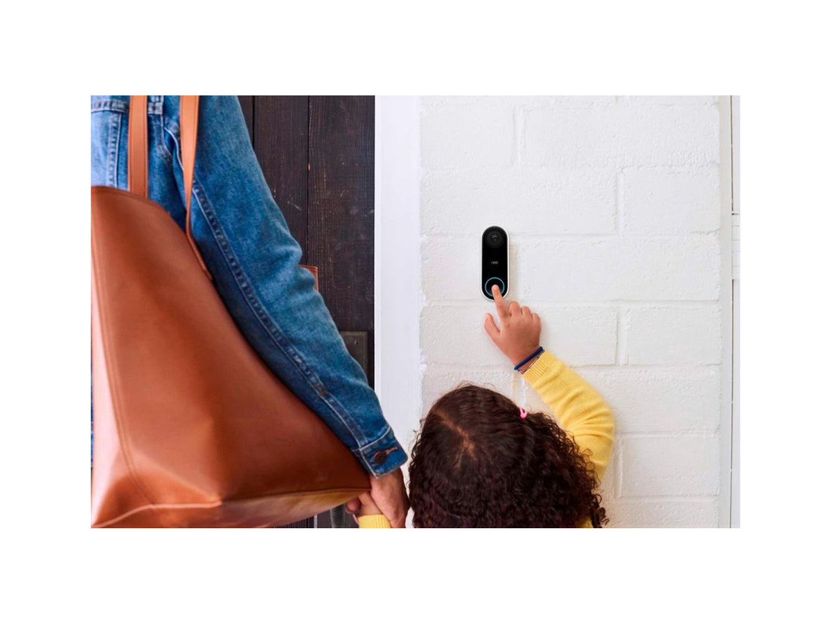 Used - Very Good Nest Hello Doorbell, Full HD with 3MP (2K) color sensor, 8x digital zoom Smart Wired Doorbell