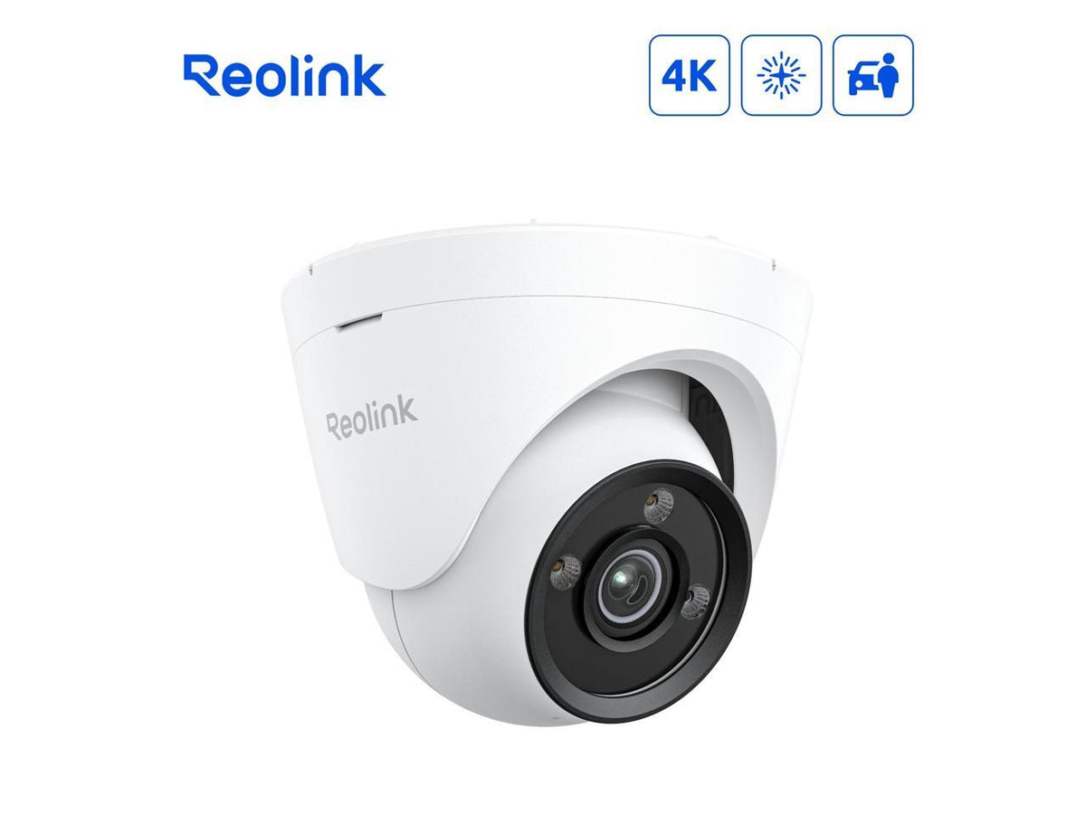 Reolink CX820 4K PoE Outdoor Security Camera, ColorX Night Vision, 3000K Spotlights, F1.0 Aperture, 1/1.8" Sensor, IP67, ColorX Series Dome