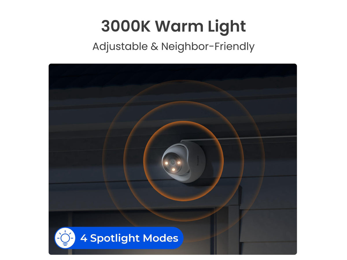 Reolink CX820 4K PoE Outdoor Security Camera, ColorX Night Vision, 3000K Spotlights, F1.0 Aperture, 1/1.8" Sensor, IP67, ColorX Series Dome