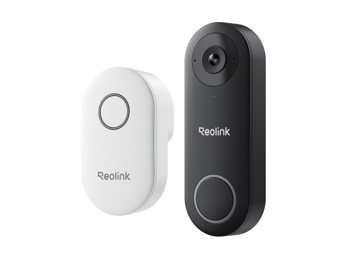 REOLINK Video Doorbell WiFi Camera w/Chime V2, Wired 5MP Outdoor, 180 Wide Angle, Smart Detection, 5G/2.4GHz Dual-band WiFi, 2 Way Talk, Local Storage Works w/Google Assistant, No Subscription