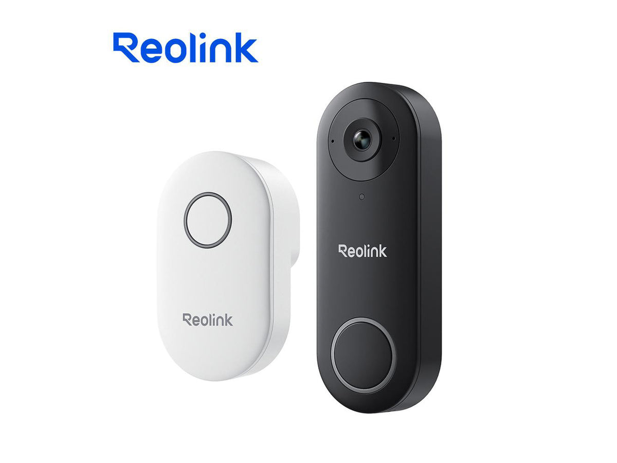 REOLINK Smart Wired Video Doorbell Outdoor Camera w/Chime, 5G/2.4GHz WiFi Version, 5MP Ultra HD Night Vision, 180 Wide Angle Motion Human Detection, 2 Way Talk, Local Storage Works w/Google Assistant