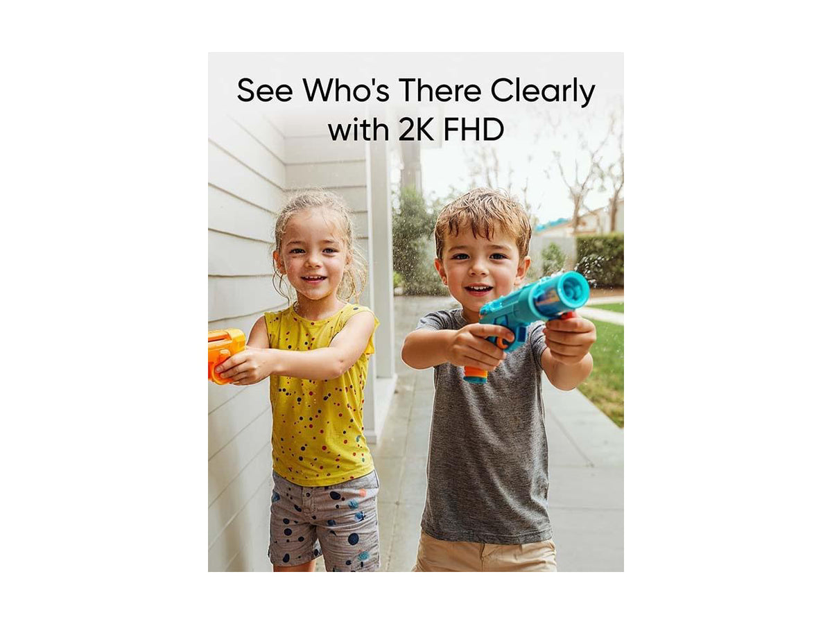 eufy Video Doorbell C31, 2K FHD, Battery or Hardwire Powered, Easy to Install, Quick-Release Battery, Live Video Call, 24/7 Recording, Human & Motion Detection, HomeBase S380 Compatible,No Monthly Fee