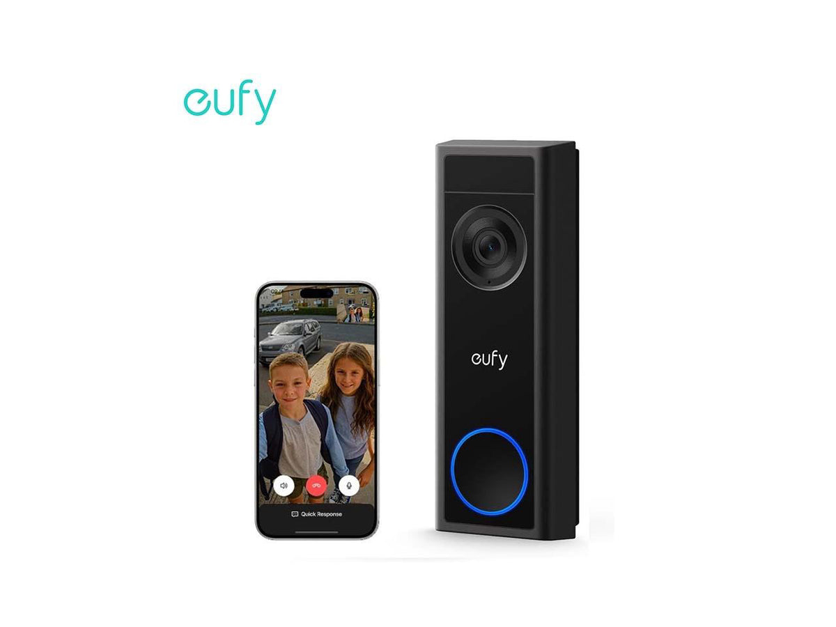 eufy Video Doorbell C31, 2K FHD, Battery or Hardwire Powered, Easy to Install, Quick-Release Battery, Live Video Call, 24/7 Recording, Human & Motion Detection, HomeBase S380 Compatible,No Monthly Fee