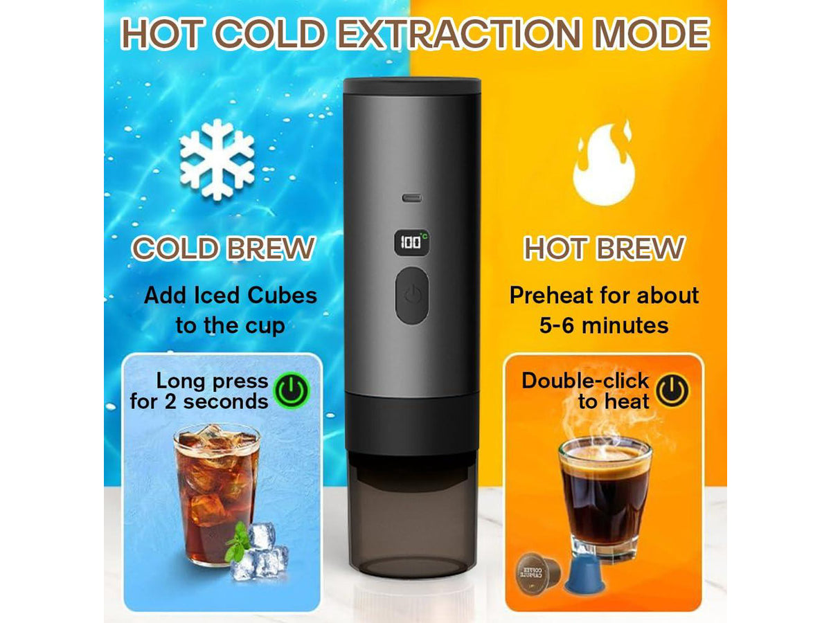 3-in-1 Portable Coffee Maker Espresso Coffee Machine