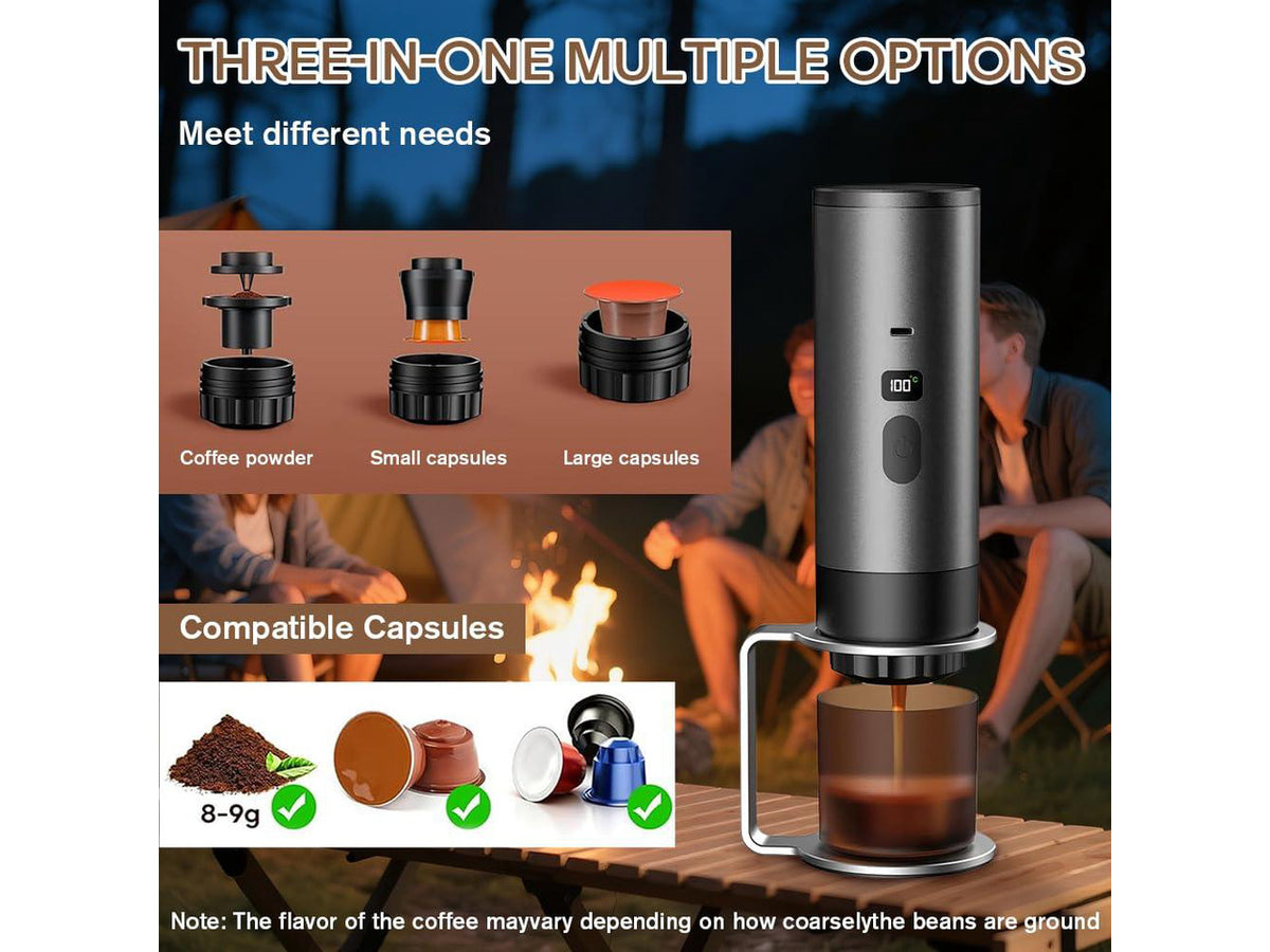 3-in-1 Portable Coffee Maker Espresso Coffee Machine