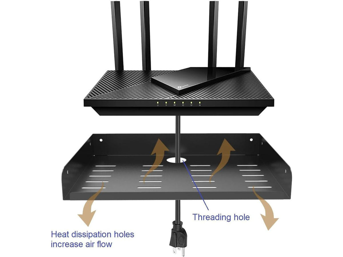 2 Pcs of Metal Floating Shelf Modern Wall Mounted Storage Rack 12"*8" Deep Display Shelf in Living Room, Bedroom,Bathroom, Kitchen,Garage or Office (12 inches 2 Pcs)