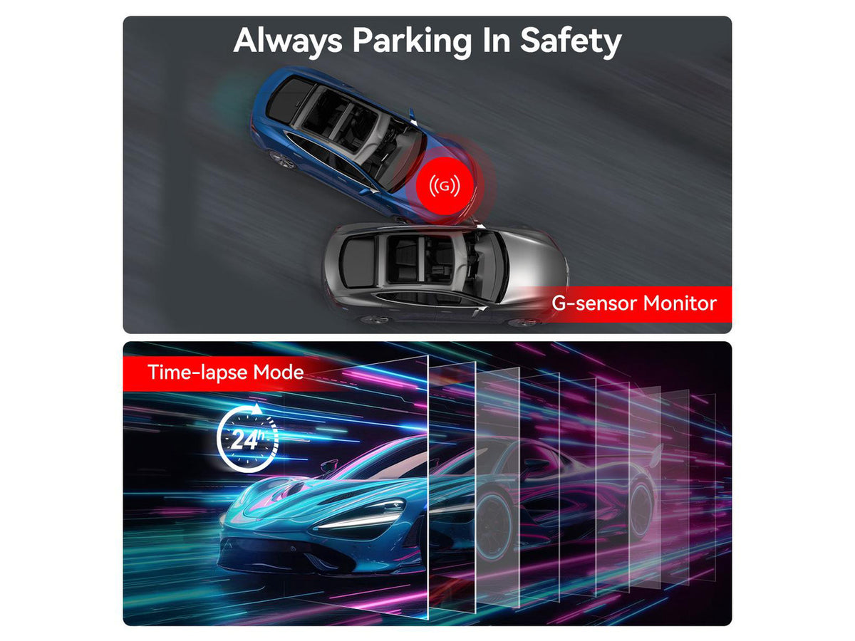 REDTIGER Dash Cam 4K Front and Rear 1080P, WiFi GPS Car Camera with Free 64GB SD Card, Dual Dash Camera for Cars, Loop Recording, Night Vision, Parking Mode, Smart App Control, Support 256GB Max