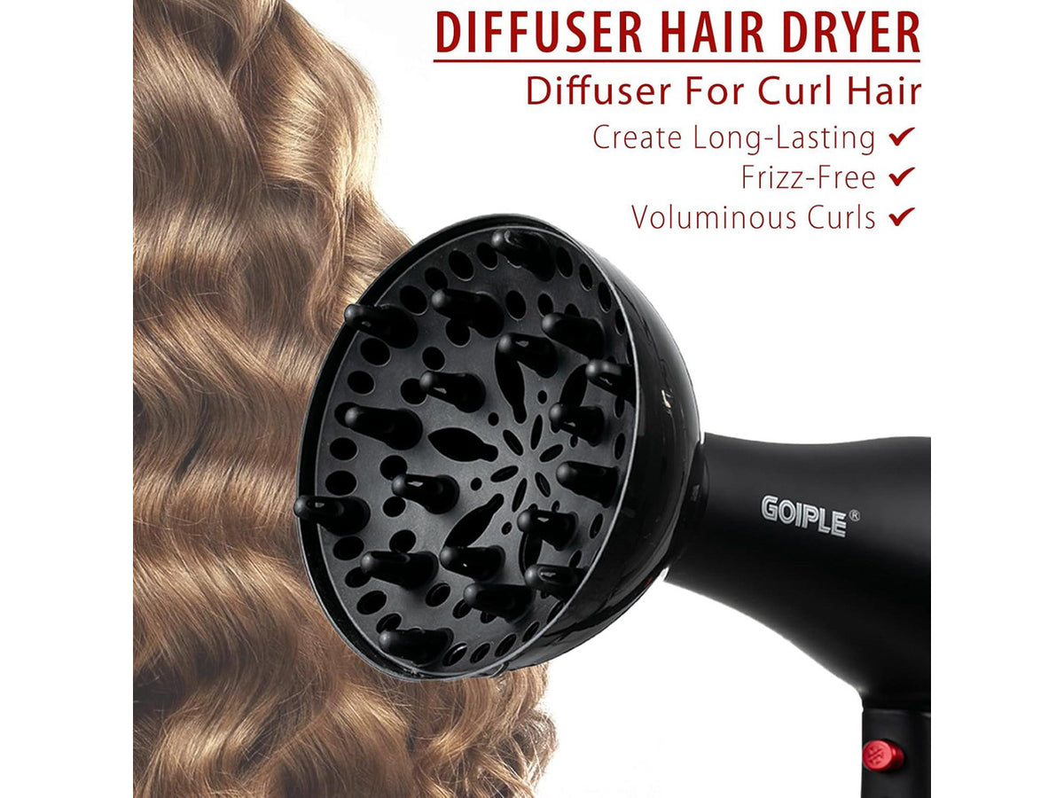 21Pcs Professional Hair Dryer Kit - Ionic, Lightweight, Low Noise, Constant Temperature, 1800W Blow Dryer for Women and Men - Includes Hair Dryer, Nozzles, and Accessories Set