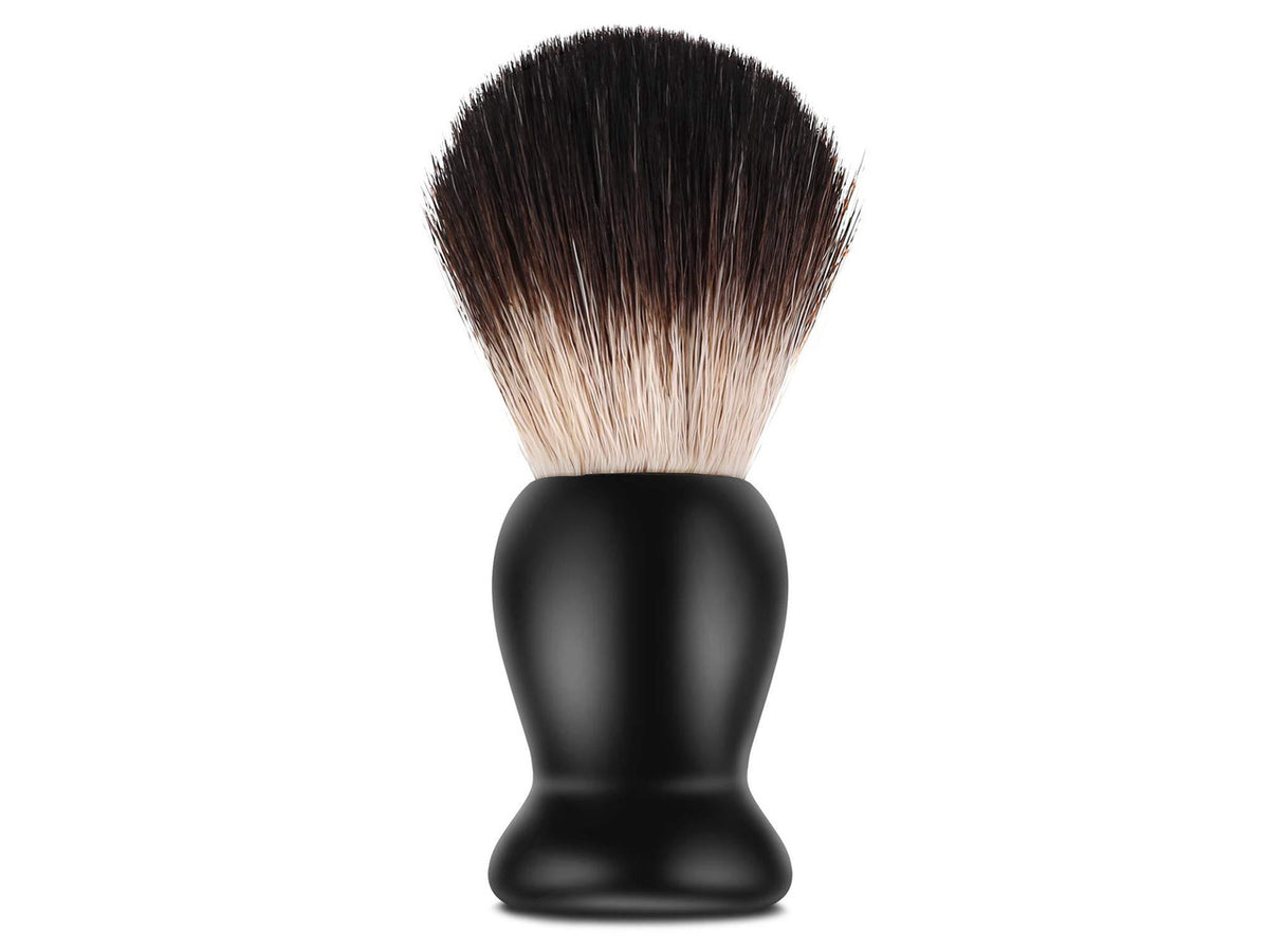 Amazing Safety Razor Shave Kit - Mysterious Black Men's Shaving & Grooming Sets - Butterfly Open Safety Razor,Friendly Brush,Great Shaving Stand,Shaving Soap Bowl, Super Stainless Blades