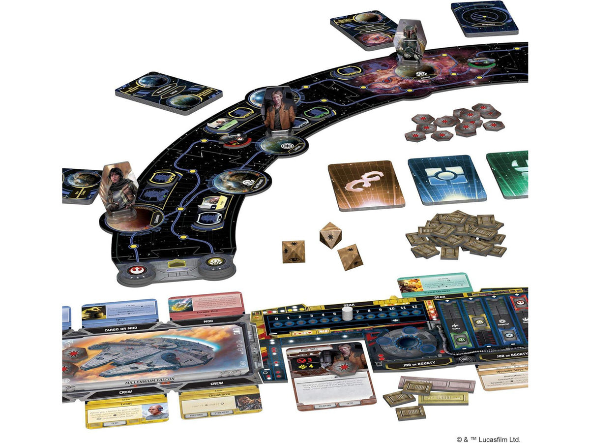 Fantasy Flight Games Asmodee Star Wars Outer Rim Board Game Strategy Game, Fun Family Adventure for Kids & Adults, Ages 14+, 1-4 Players