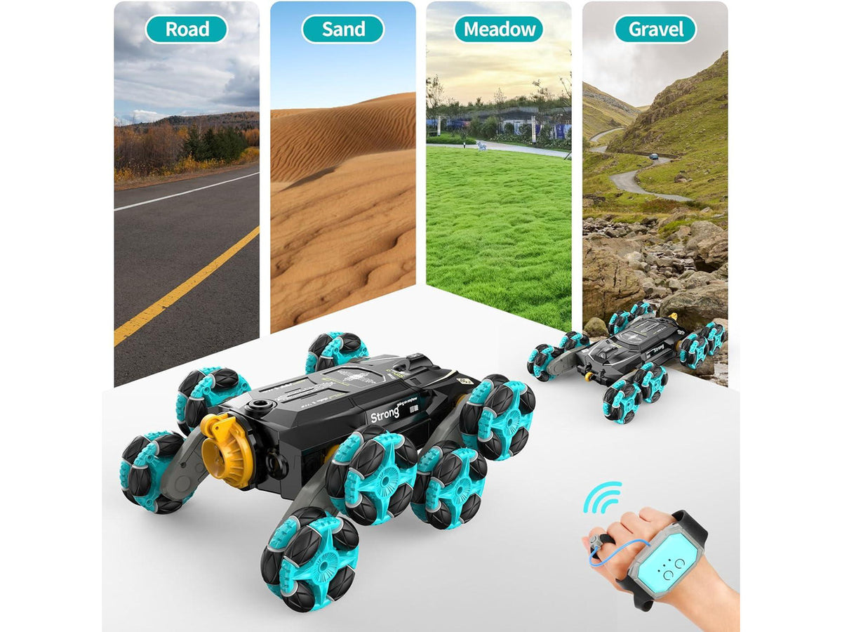 8WD Gesture Sensing RC Stunt Cars - Toys Gifts for Kids 8 9 10 11 12 Year Old Boys Girls,2.4Ghz Remote Control Cars,Transform Drift Off Road Vehicle for Children Birthday Presents
