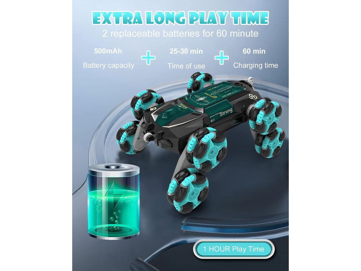 ATHLERIA 8WD Gesture Sensing Rc Stunt Car Toys for Boy Age 8-13,Hand Remote Control Car,Coolest Christmas Birthday Present Ideas for Boys Girls Kids Teens Age 8 9 10 11 12 13+ Year,Racing Drift Car