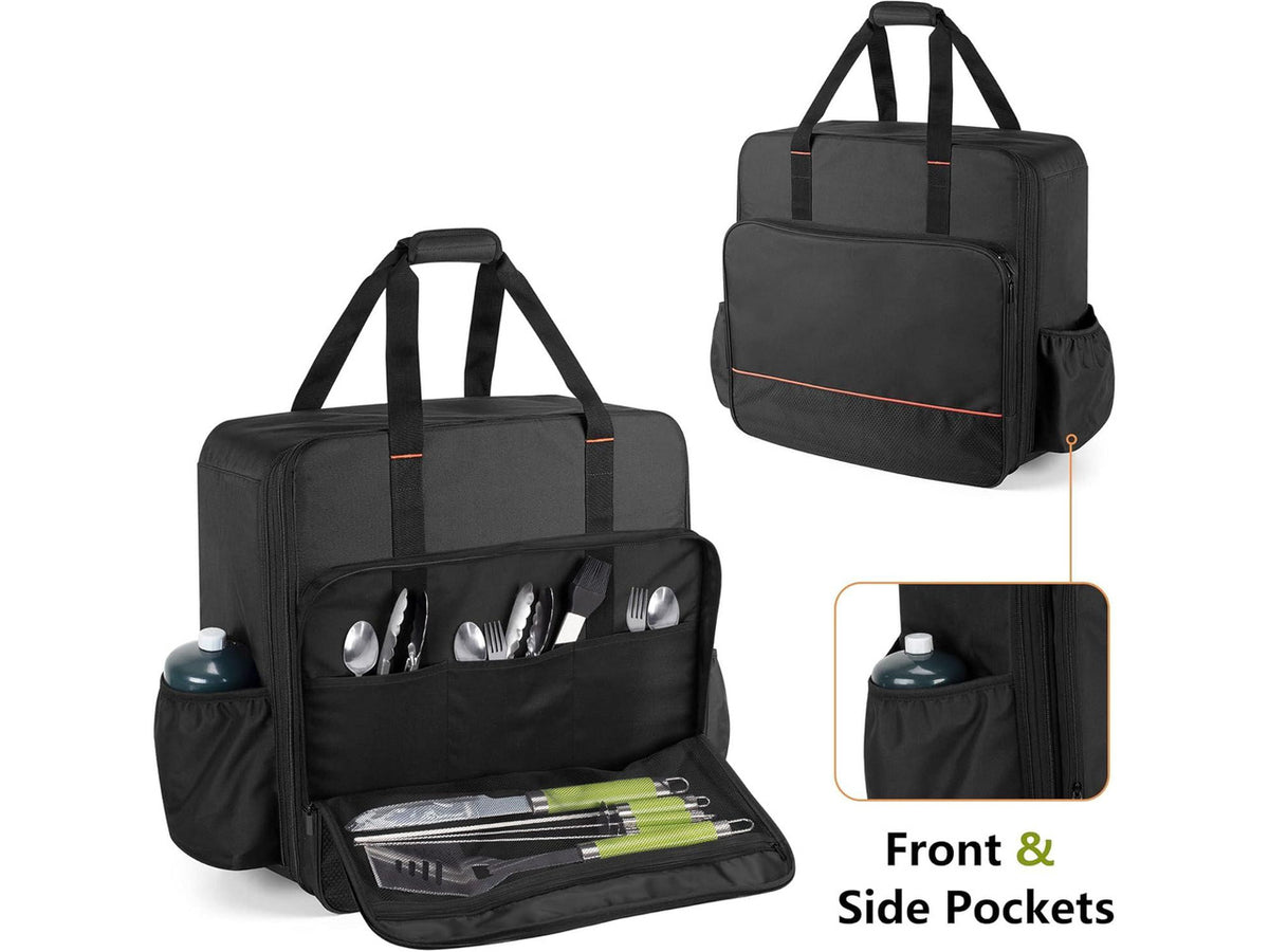 17 Inch Tabletop Griddle Carry Bag Backpack, Portable Outdoor Griddle Storage Cover Mainly Compatible with Blackstone 17 Inch Tabletop Griddle with & Without Hood, Bag Only (Patented Design)