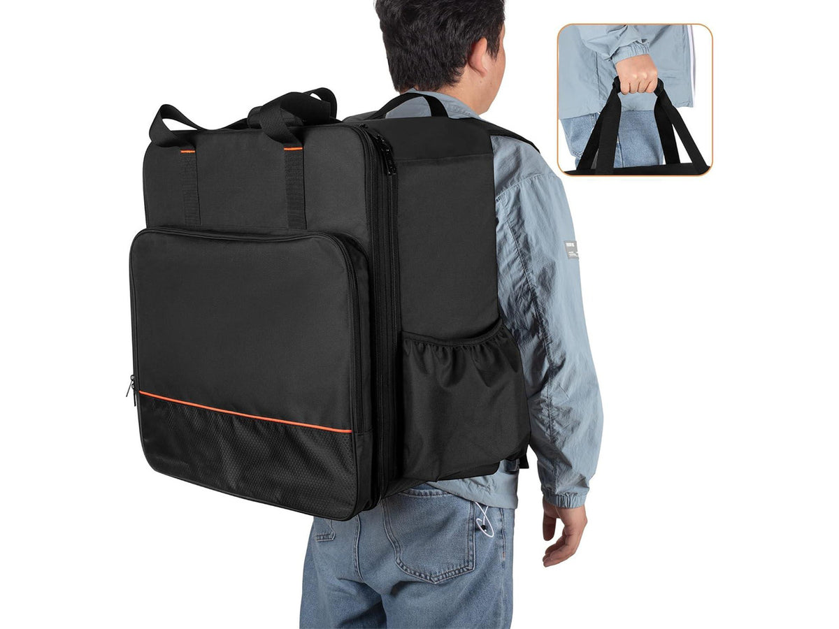 17 Inch Tabletop Griddle Carry Bag Backpack, Portable Outdoor Griddle Storage Cover Mainly Compatible with Blackstone 17 Inch Tabletop Griddle with & Without Hood, Bag Only (Patented Design)