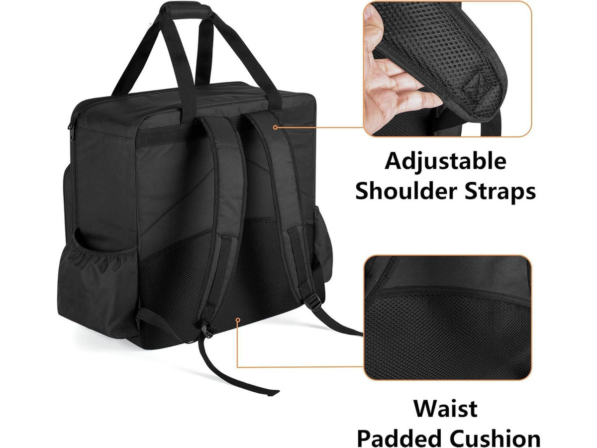 17 Inch Tabletop Griddle Carry Bag Backpack, Portable Outdoor Griddle Storage Cover Mainly Compatible with Blackstone 17 Inch Tabletop Griddle with & Without Hood, Bag Only (Patented Design)