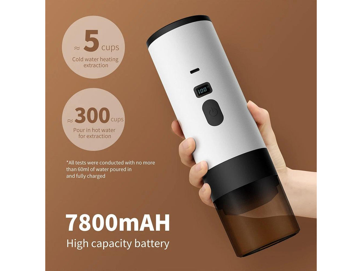 3-in-1 Portable Espresso Coffee Machine Wireless Electric Coffee Maker Capsule