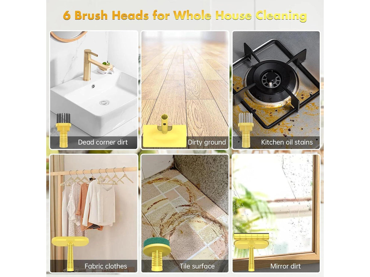 6 in 1 Steam Cleaner Vacuum Mop Wet Dry Vacuum Cleaner for Hard floor Water Tank