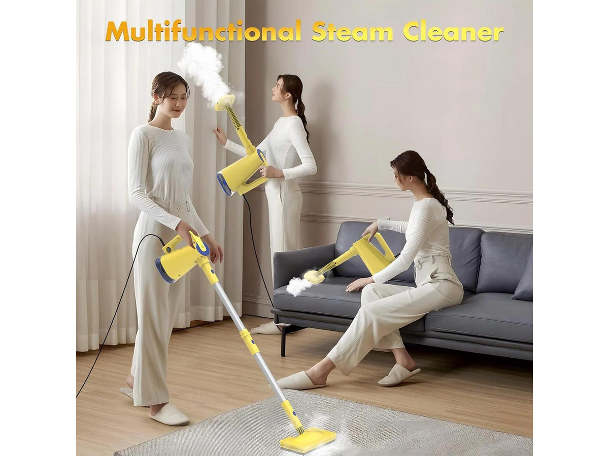 6 in 1 Steam Cleaner Vacuum Mop Wet Dry Vacuum Cleaner for Hard floor Water Tank