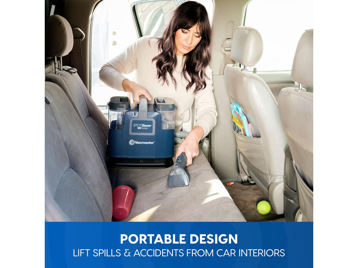 400 Series Portable Carpet & Upholstery Spot Cleaner Machine | 16Kpa Power Suction with Versatile Tools for Pets, Area Rugs and Couches - SCB301
