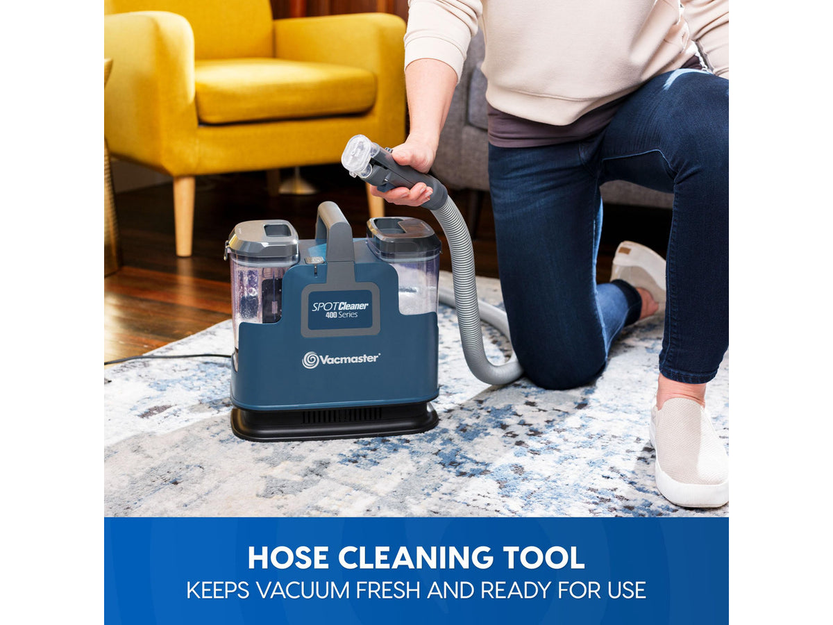 400 Series Portable Carpet & Upholstery Spot Cleaner Machine | 16Kpa Power Suction with Versatile Tools for Pets, Area Rugs and Couches - SCB301