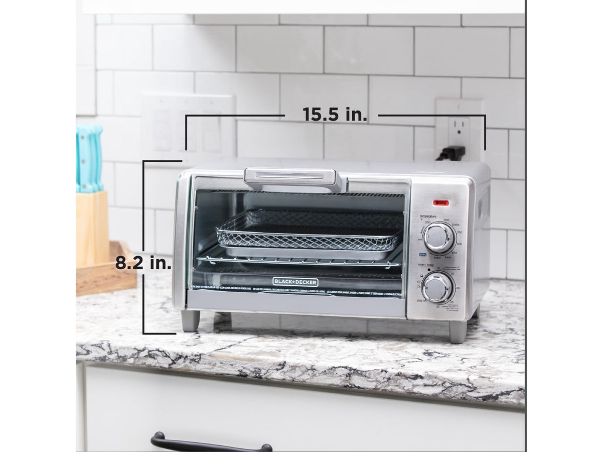 4-Slice Air Fry Toaster Oven, 5-in-1 Countertop Oven