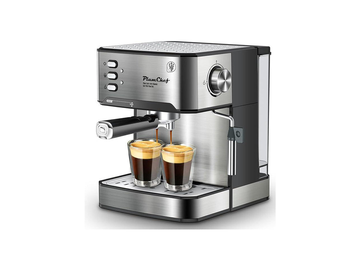 20 Bar Professional Espresso Machine with Milk Frother, Single & Double Shot, ESE Pod Compatible, Removable Water Tank for Cappuccino, Latte, & Macchiato Home Barista Edition