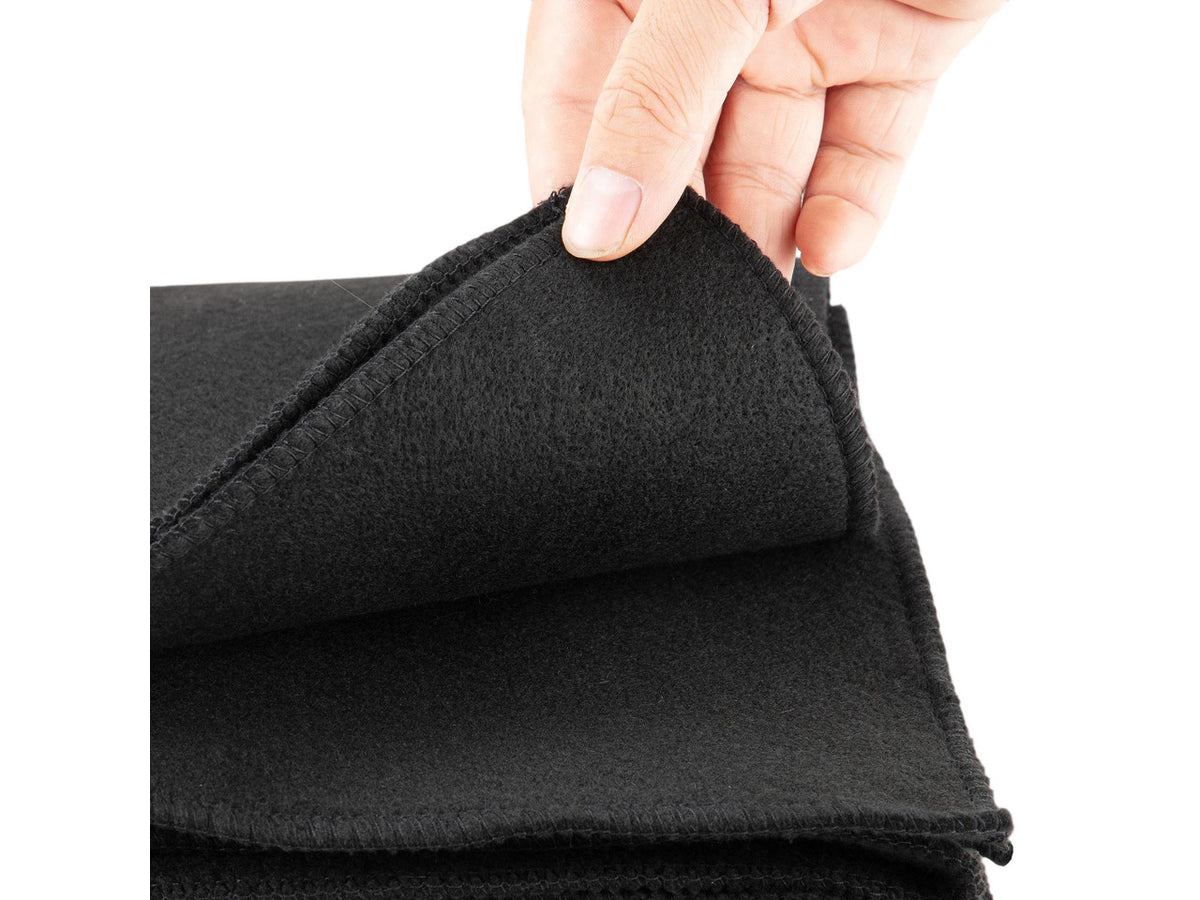 Carbon Felt Welding Blanket, 40" x 40" Flame Retardant Welding Blanket, Up to 1800°F Heat Resistant Safety Protection Blanket, 3.5mm Thickened Carbon Fiber Fireproof Insulation Mat Pad