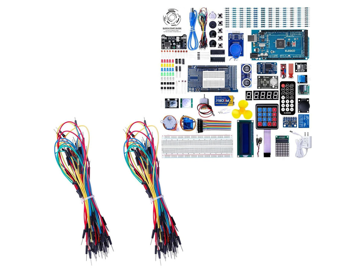 130pcs Jumper Wires and MEGA R3 Starter Kit STEM Project Bundle