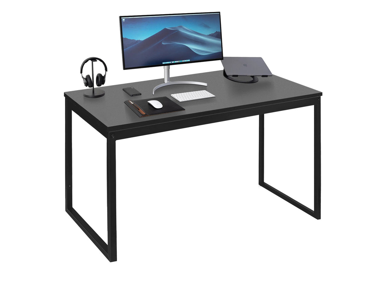 47" Computer Writing Desk Modern Study Office PC Laptop Desk Corner Table Black