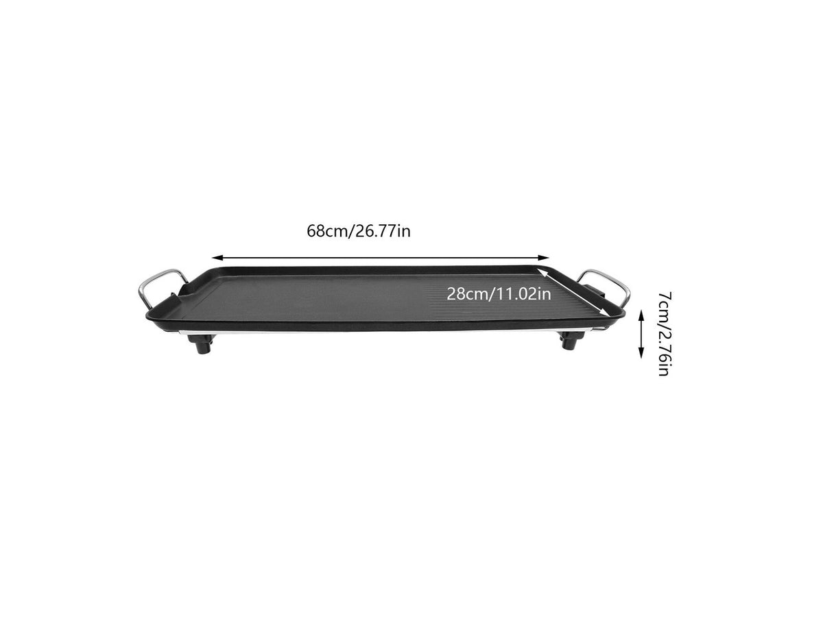 1500W Outdoor Camping Backyard Electric Grill Tabletop Outdoor Barbecue Grill