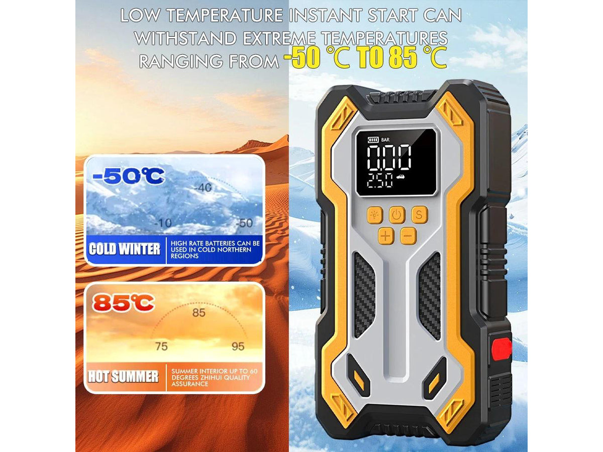 10000A Car Jump Starter Air compressor Booster Jumper Car Power Bank Charger USA