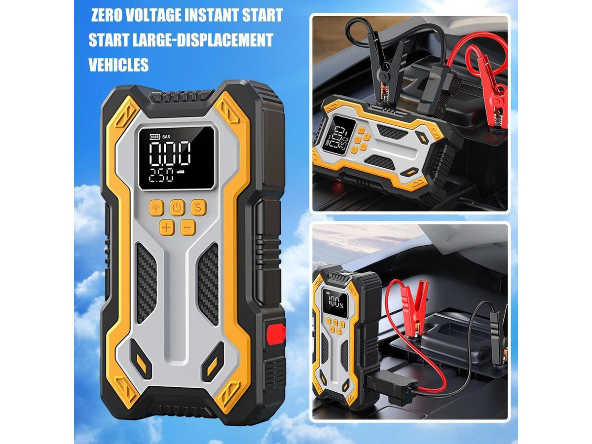 10000A Car Jump Starter Air compressor Booster Jumper Car Power Bank Charger USA