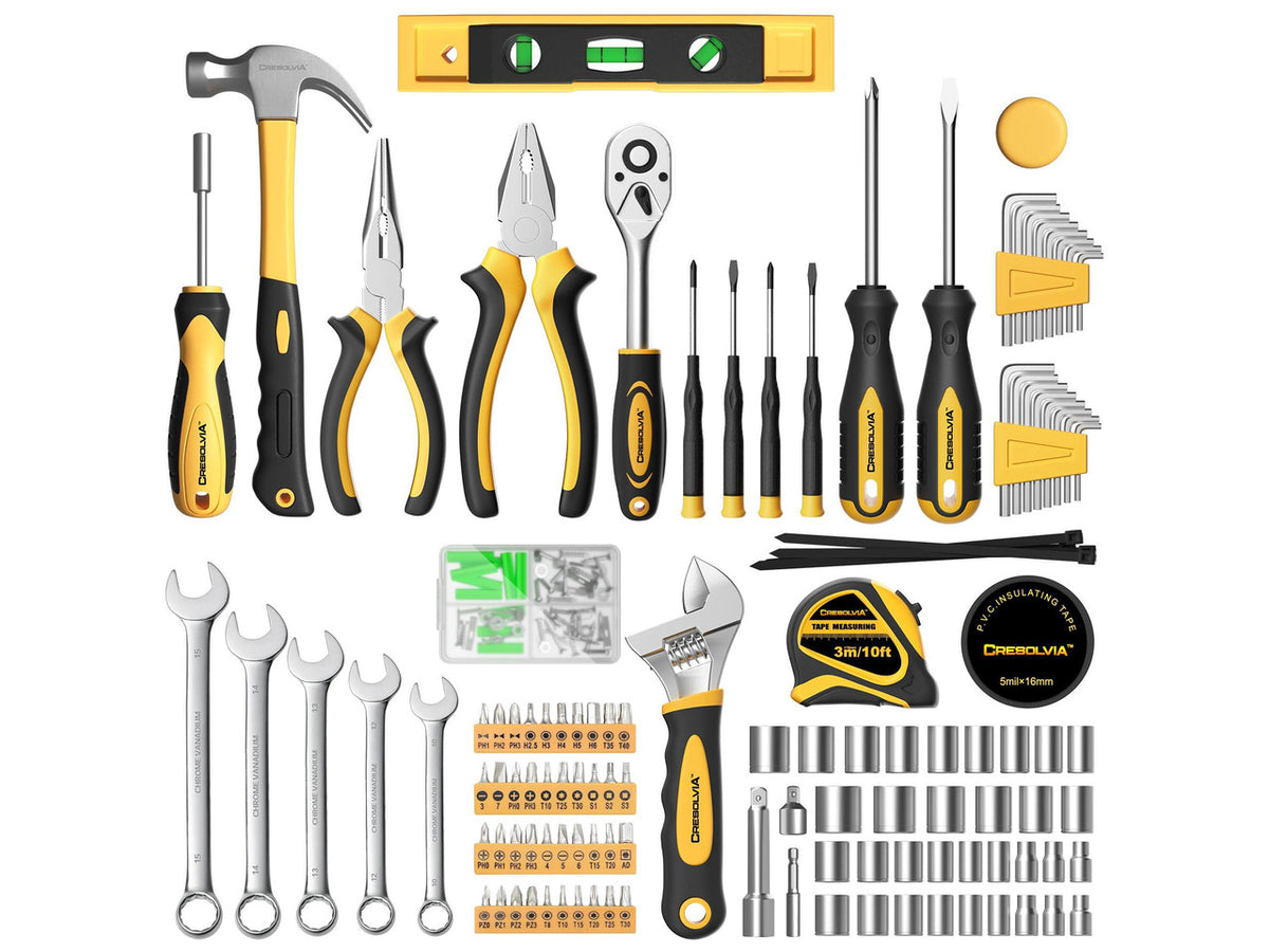 209 Piece Tool Kit for Home Socket Wrench Auto Repair Tool Set,General Household Tool box,Basic Hand Tool Kit,Perfect for Homeowner, Diyer, Handyman