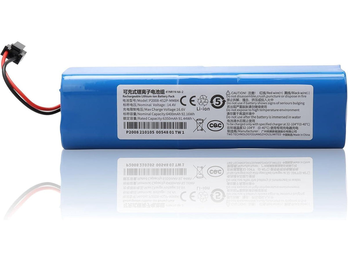 14.4V 92.16Wh 6400mAh PA61 Compatible for RoboVac X8,T226X,RoboVac X8 Pro, Pro SES,Hybrid White Robot Vacuum Cleaner