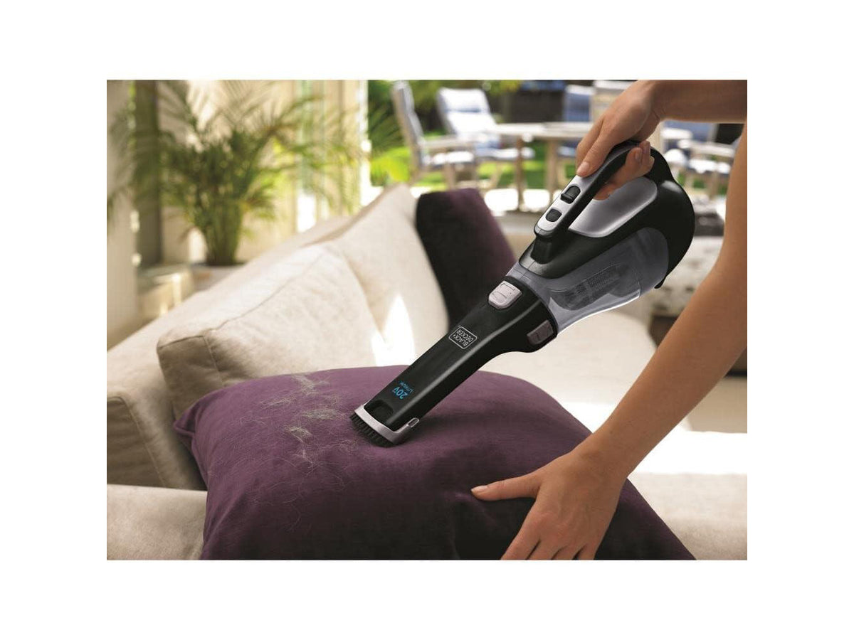 20V Hand Vacuum Cordless Rechargeable, Car Vacuum Portable, Powerful Suction AdvancedClean Hand Vac with Extendible Crevice Tool, Flip-Up Brush and Charging Base (BDH2000L)