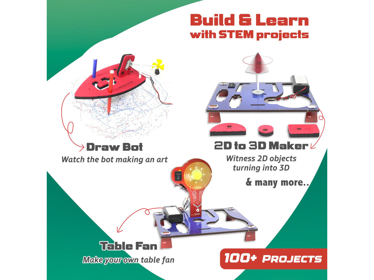 100+STEM Robotics Gift Kits for Ages 6-10-13 Boys Girls
