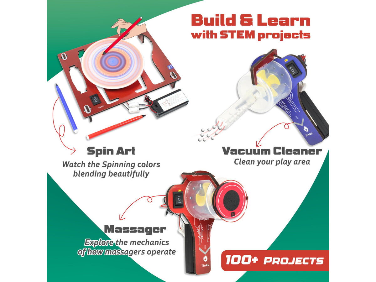 100+STEM Robotics Gift Kits for Ages 6-10-13 Boys Girls