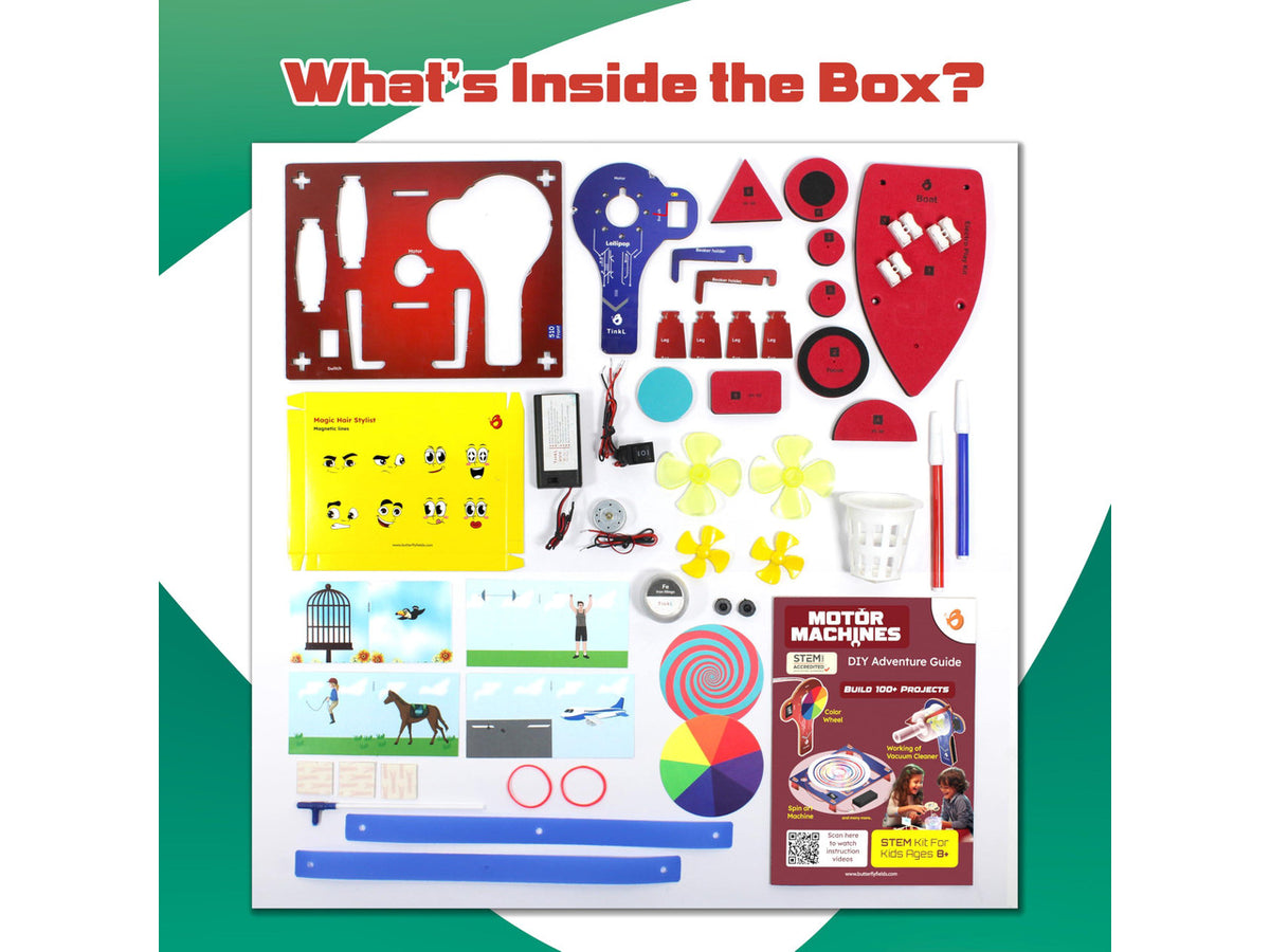 100+STEM Robotics Gift Kits for Ages 6-10-13 Boys Girls