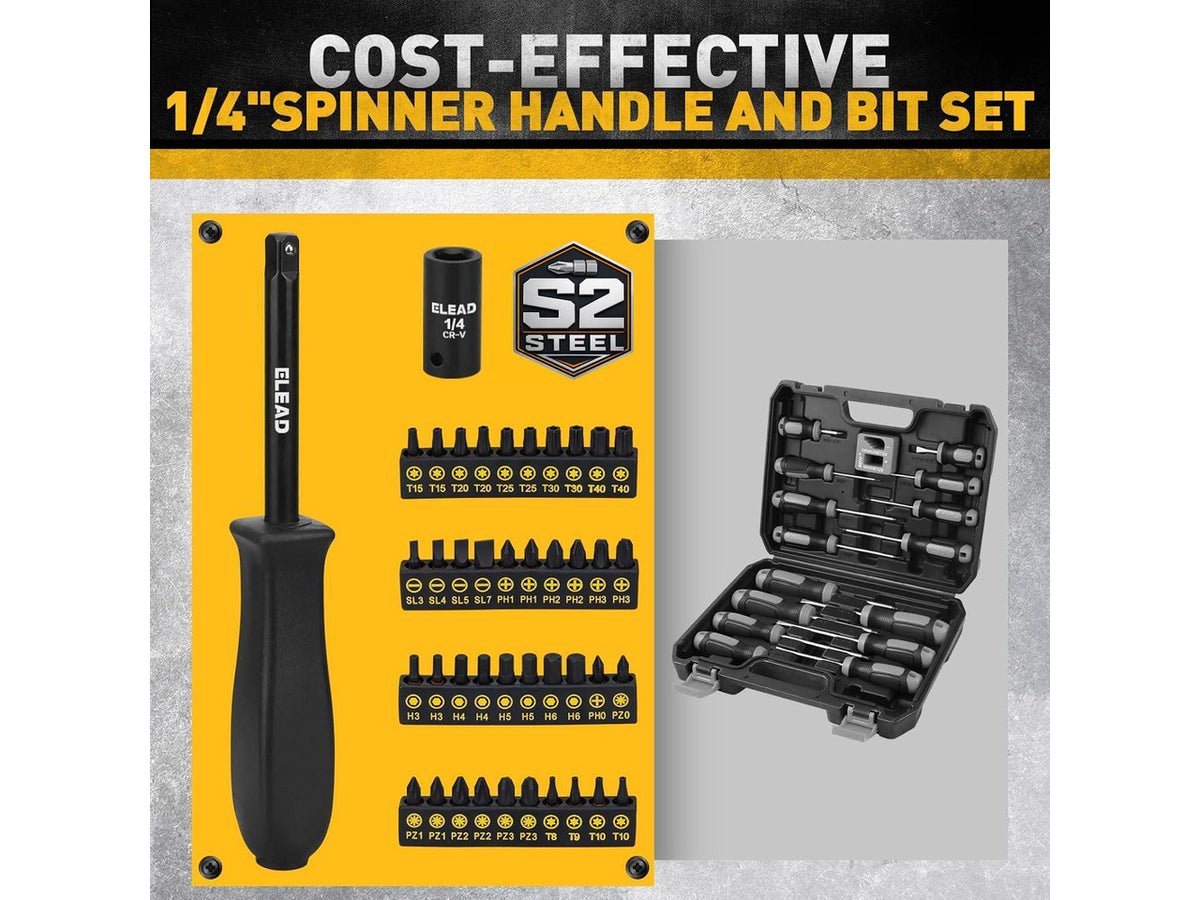 96-Piece 3/8" Drive Impact Socket Set, SAE(5/16 to 3/4-Inch) & Metric(8-22mm), Standard & Deep Sockets, Ratchet Handle, Bit Set, Universal Joint, Extension Bar, Adapters, Spark Plug Sockets