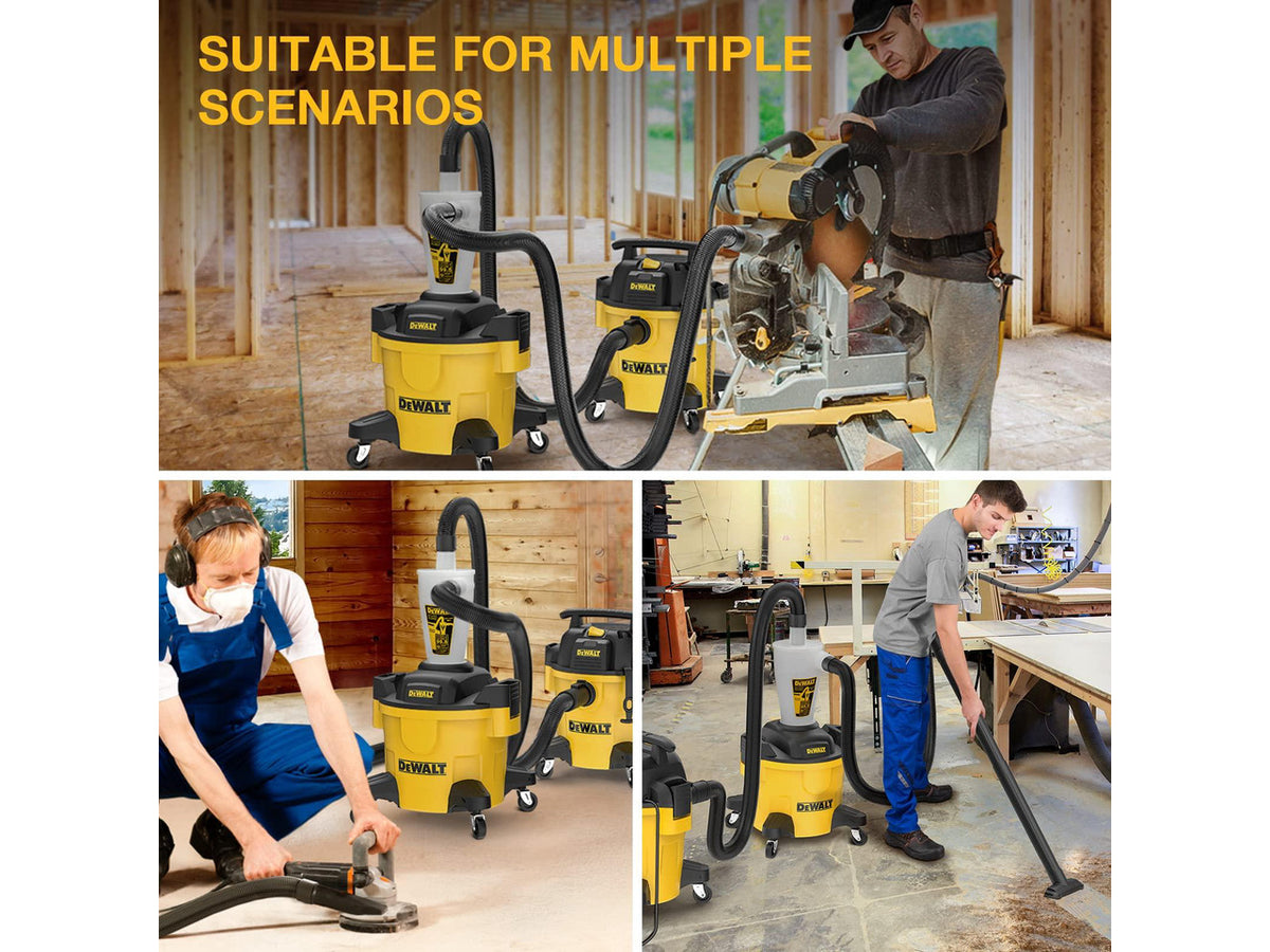 6 Gallon Dust Separator for Wet/Dry Shop Vacuums,DXVCS002