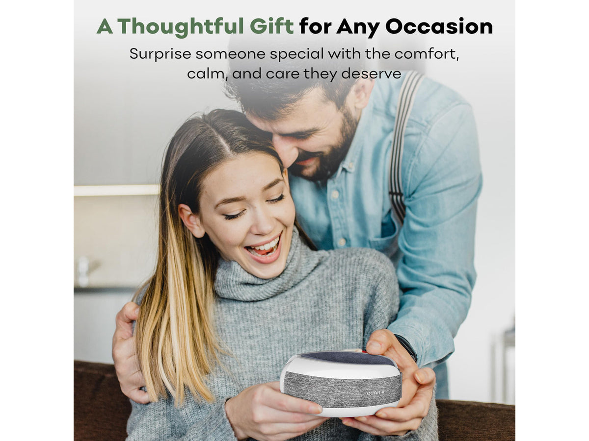 Heated Eye Massager, Bluetooth, Migraine & Dry Eye Relief, Cordless | eye mask massager with heat, stream music wirelessly & for eye strain, headaches, dry eyes, sinus pressure & sleep