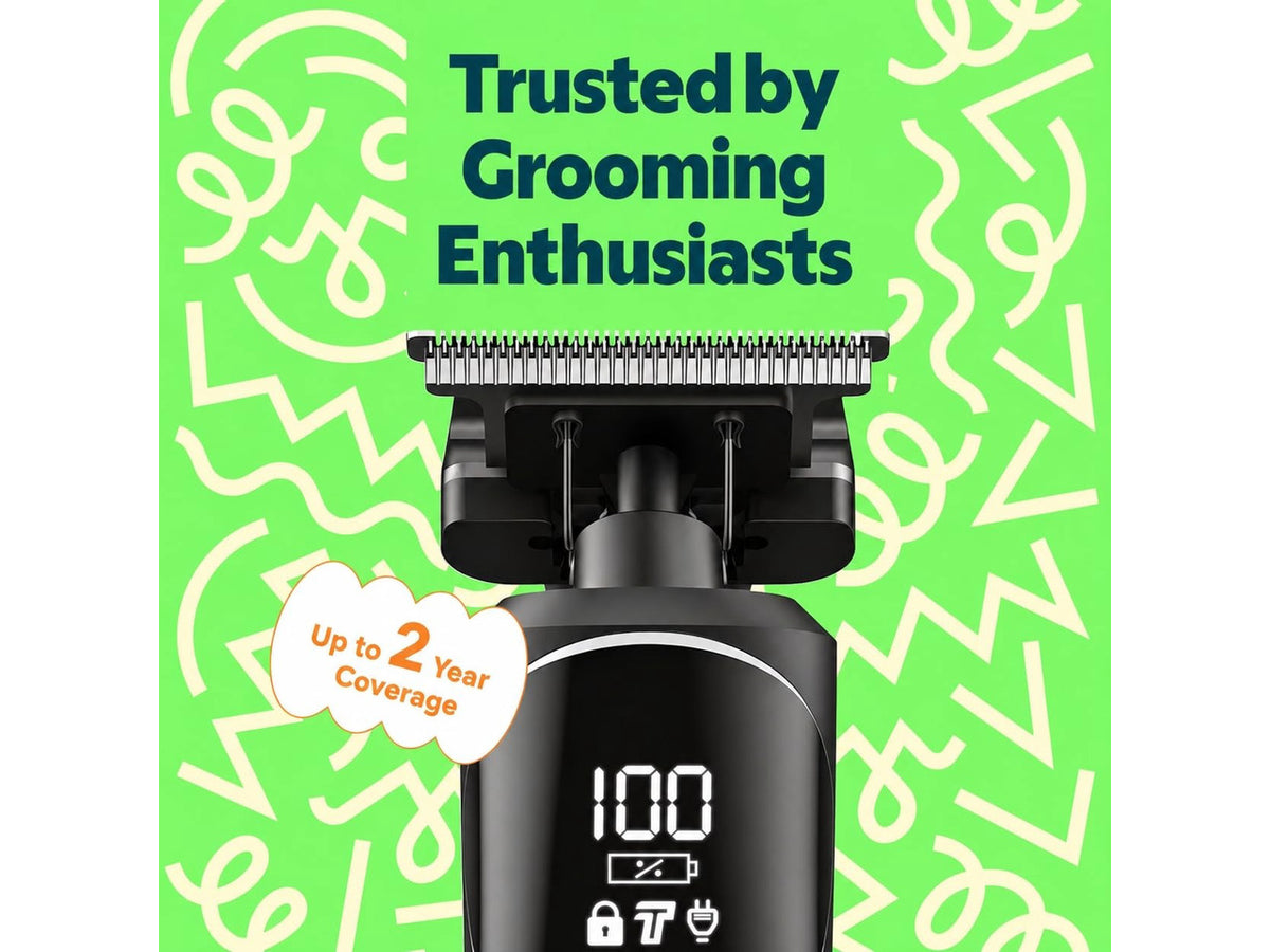 All-in-One Beard Trimmer for Men, Electric Shaver & Grooming Kit | Men's Electric Razor, Mustache, Nose and Body Hair, 11 Guide Combs, 7500 RPM Motor, Waterproof Wet/Dry Use, 270-Min Runtime