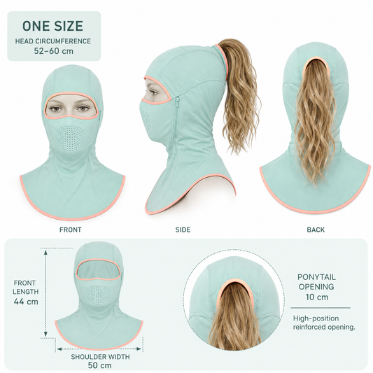 Keep Your Face and Neck Covered