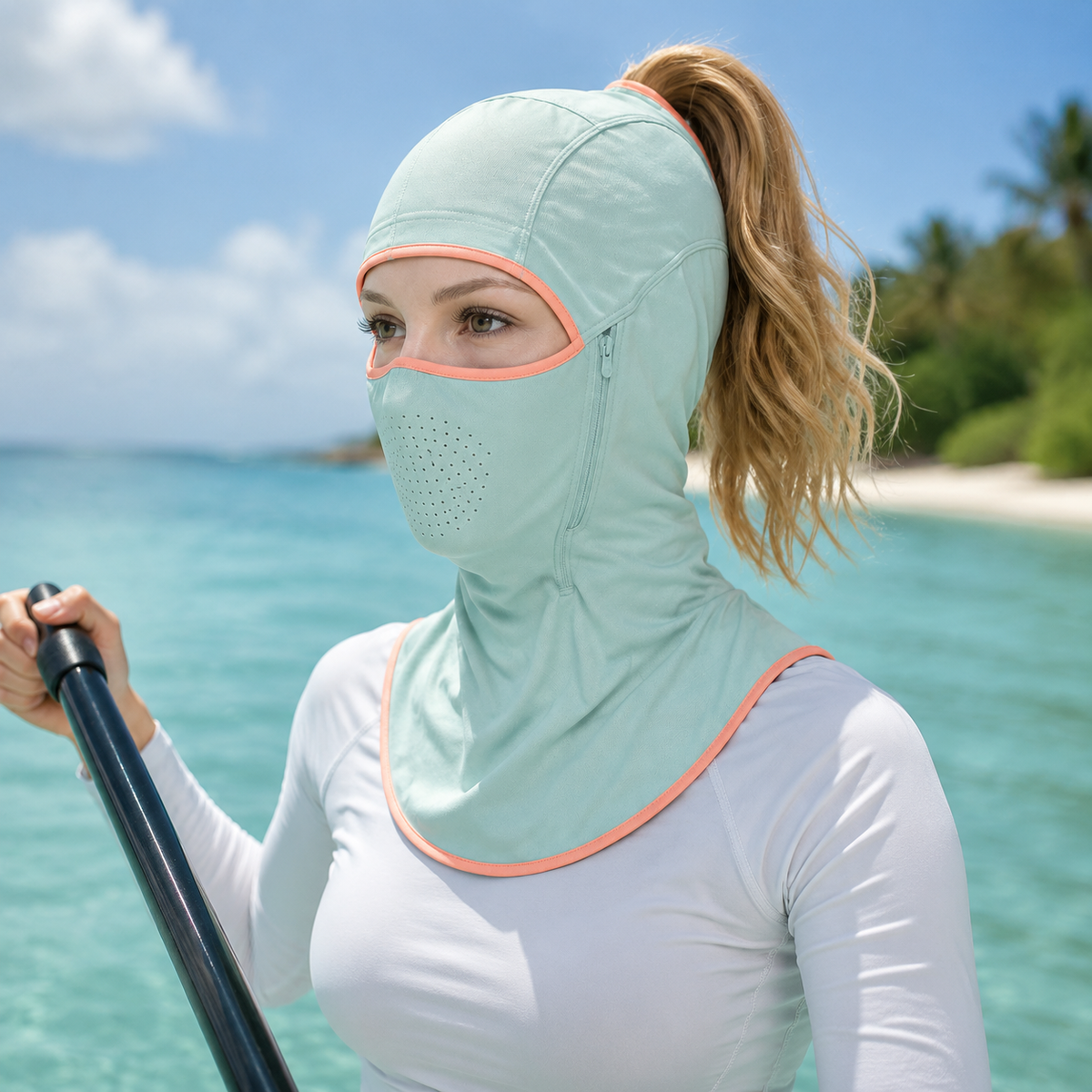Keep Your Face and Neck Covered