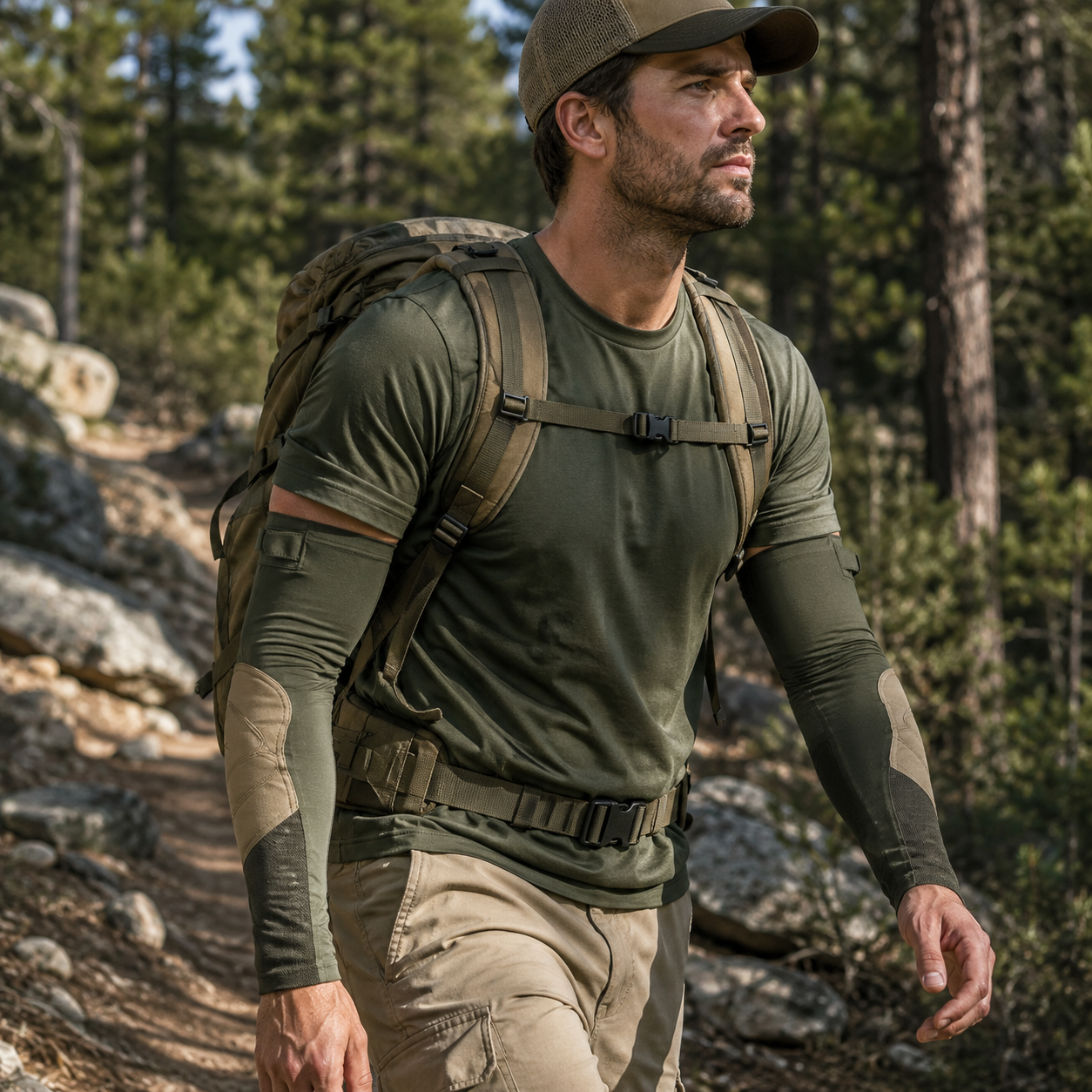 Keep Your Arms Covered Outdoors