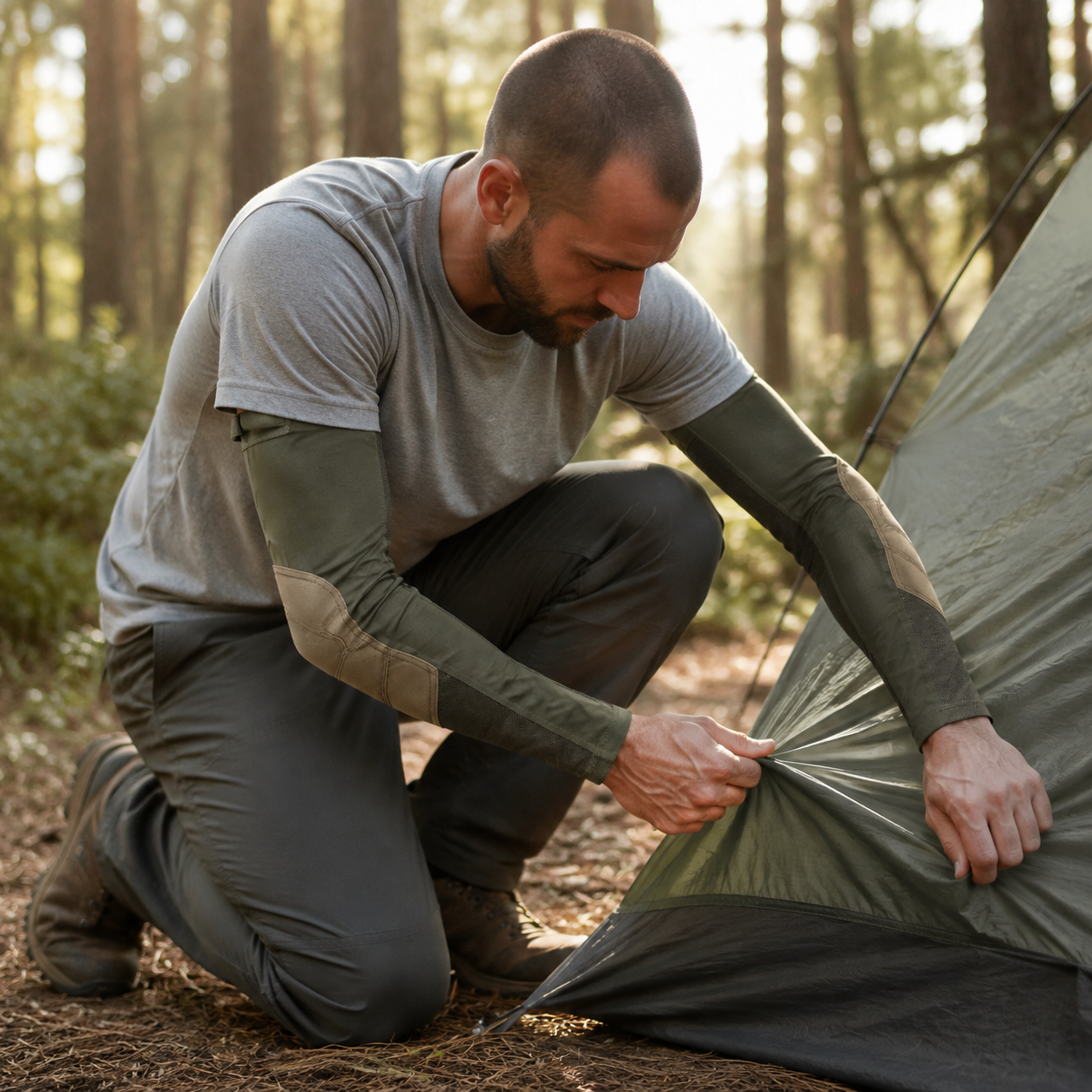 Keep Your Arms Covered Outdoors