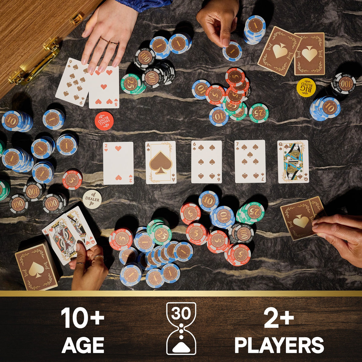 Crafted Luxury 300-Piece Poker Set