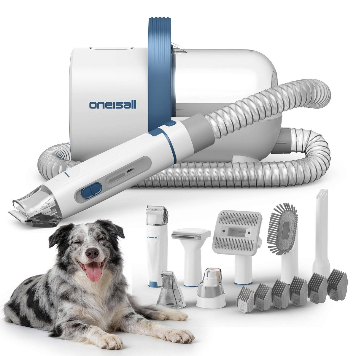 OneIsAll Cozy SE 7-in-1 Pet Grooming Vacuum Kit